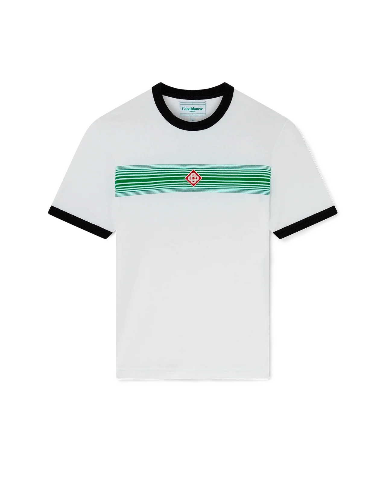 Gradient Stripe Ringer T-Shirt