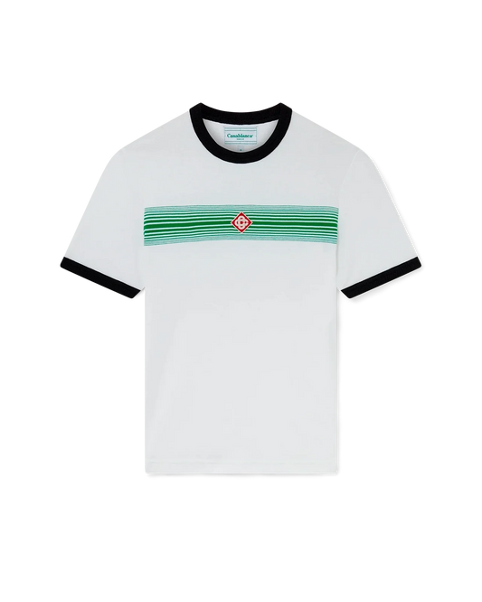 Gradient Stripe Ringer T-Shirt